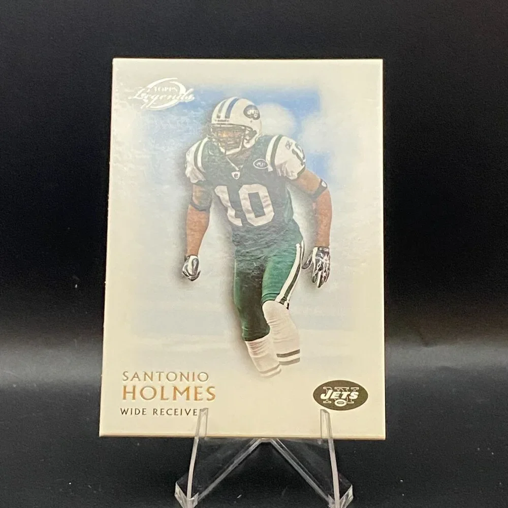 2011 Topps Gridiron Legends - Santonio Holmes #153 Blue Parallel